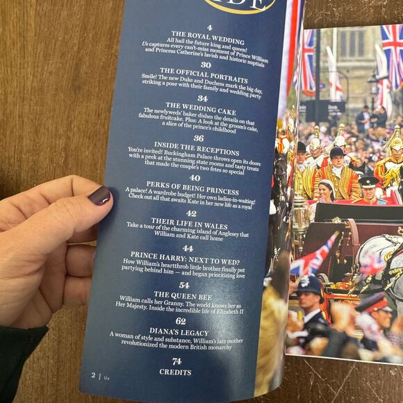 US 2011 Collector's Edition‎ Will & Kate Royal Wedding photo album magazine - Picture 8 of 11